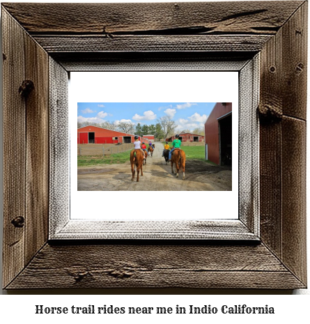 horse trail rides near me in Indio, California